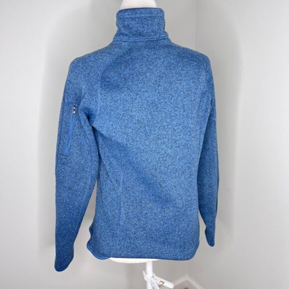 Patagonia Blue Better Sweater Half Zip Pullover Sweater M - Picture 3 of 5